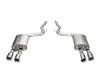 Corsa Sport Valved 3" Axle Back Exhaust Polished 4.5" Straight Tips (2024 Mustang Dark Horse Coupe) 21268