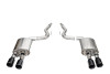 Corsa Sport Valved 3" Axle Back Exhaust Black PVD 4.5" Straight Tips (2024 Mustang Dark Horse Coupe) 21268BLK