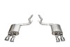 Corsa Sport Valved 3" Axle Back Exhaust Polished 4.5" Slash Tips (2024 Mustang Dark Horse Coupe) 21267