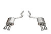 Corsa 3" Axle-Back Exhaust - Sport Valved - 4.5" Pro-Series Tips - Polished (2024 - 2026 Dark Horse Coupe) 21267