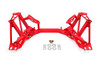 BMR Tubular K-Member w/o Spring Perches - Premium Version - Red (1996 - 2004 Mustang) KM744R