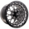 Billet Specialties 15x8 Redline Single Beadlock Front / Rear  Wheel 5x4.75 BP 5.50 BS - Black - BRSB07580L6155