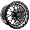 Billet Specialties 15x10 Redline Single Beadlock Front / Rear  Wheel 5x4.75 BP 5.00 BS - Black - BRSB07510L6150