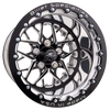 Billet Specialties 15x10 Redline Double Beadlock Front / Rear  Wheel 5x4.50 BP 4.50 BS - Black- BRDB07510L6545