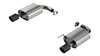 Borla Axle-Back Exhaust System - S-Type - Black Carbon Fiber Tips (2024 - 2026 Mustang GT - NO Active Exhaust) 11983CFBA