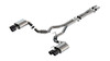 Borla Cat-Back Exhaust System - ATAK - Dual Split Rear - Carbon Fiber Tips (2024 - 2026 Mustang GT - NO Active Exhaust) 140970CFBA