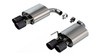 Borla Axle-Back Exhaust System - S-Type - Carbon Fiber Tips (2024 - 2026 Mustang GT - Active Exhaust) 11985CFBA