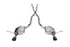 Corsa 2.5" Catback Exhaust - Xtreme - 4.5" Single Black Tips (2011 - 2021 Grand Cherokee 5.7L) 21187BLK