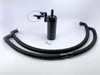 UPR Products Oil Catch Can - Single Valve - Plug N Play - Black (2024 - 2025 Ranger 2.7L / Ranger Raptor 3.0L) 5030-298-1