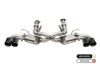 Corsa 3" Cat-Back Exhaust - Valve Delete - 4.5" Carbon Fiber Tips - Black PVD (2020 - 2026 Corvette C8 - NPP) 21103CFBLK-1