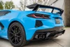Corsa 3" Cat-Back Exhaust - Valve Delete - 4.5" Carbon Fiber Tips - Black PVD (2020 - 2026 Corvette C8 - NPP) 21103CFBLK-1