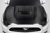 Extreme Dimensions Carbon Creations Kryptonic Hood 1 Piece (2015 - 2023 Mustang) 117644
