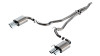 Borla Catback Exhaust System - ATAK - Chrome Tips (2024 - 2026 Mustang EcoBoost w/o Active Exhaust) 140982