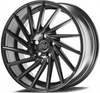 Axe Wheels 19x8.5 ZX1 Aluminum Wheel - 72.6 Bore - 5x108 BC - 40mm Off Set - Satin Black - 8519BLNK40ZX1SBL-5108