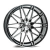 Axe Wheels 20x9 ZX4 Aluminum Wheel - 72.6 Bore - 5x112 BC - 38mm Off Set - Gloss White Machine Face - 9020BLNK38ZX4BP-5112