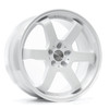 Axe Wheels 18x8.5 ZX6 Aluminum Wheel - 72.6 Bore - 5x108 BC - 40mm Off Set - Gloss White - 8518BLNK40ZX6W - 5108