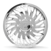Axe Wheels 24x8.25 AF10 Dually Forged Aluminum Wheel - 154.2 Bore - 8x210 BC - -146 / +168 Off Set - Fully Polished Left Front - 248210146168AF10FPRF