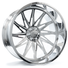 Axe Wheels 24x12 AF9 Fully Forged Aluminum Wheel - 125.2 Bore - 8x170 BC - -44 Off Set - Fully Polished - 24128170-44AF9RFP-8170