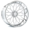 Axe Wheels 24x14 AF8 Fully Forged Aluminum Wheel - 125.2 Bore - 8x180 BC - -76 Off Set - Fully Polished - 24148180-76AF8FP-8180