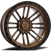 Axe Wheels 22x12 Icarus Offroad Beadlock Aluminum Wheel - 87.1 Bore - 5x127 BC - -44 Off Set - Bronze Black Lip - 221210H-44ICABB-5127