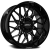 Axe Wheels 20x10 BTO-2 Offroad Aluminum Wheel - 106 Bore - 6x139 BC - -19 Off Set - Gloss Black Double Milled - 201012H-19BT02BM-6139