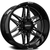 Axe Wheels 20x10 BTO-5 Offroad Aluminum Wheel - 106 Bore - 6x135 BC - -19 Off Set - Gloss Black Double Milled - 201012H-19BT05BM-6135