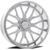 Axe Wheels 22x12 AX6 Compression Forged Offroad Aluminum Wheel - 87.1 Bore - 6x139 BC - -44 Off Set - Fully Polished - 221212H-44AX6FP-6139