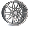 Axe Wheels 20x10.5 CF1 Compression Forged Alloy Wheel - 74.1 Bore - 5x110 BC - 42 Off Set - Carbon - 10520BLNK43CF1CB-110