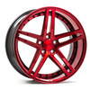 Axe Wheels 20x8.5 EX20 Gravity Cast Aluminum Wheel - 72.6 Bore - 5x110 BC - 25 Off Set - Candy Red  - 8520BLNK25EX20R-110