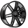 Axe Wheels 26x10 EX26 Gravity Cast Aluminum Wheel - 74.1-106 Bore - 5x115 BC - 28 Off Set - Gloss Black - 26106BLNK28EX26GB-741106-115