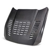 Anderson Composites Carbon Fiber Hood - Type GT4 - Double Sided (2024 - 2026 Mustang) AC-HD24FDMU-GT4-DS