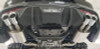 Shelby American Quad Tip Exhaust - Non-Active (2018 - 2023 Mustang GT) 130691