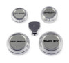 Shelby American Engine Cap Set Satin w/ Satin Insert (2015 - 2017 Mustang / 2015 - 2020 GT350 / 2015 - 2020 GT350R) FR3Z-GT-CAPS