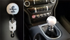Shelby American Short Throw Shifter with Shelby Ball-White w/Black Lettering (2015-2025 Mustang / 2015-2025 Mustang GT) 15-SSTS