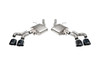 Corsa 3" Axleback Exhaust - Sport Valved - 4.5" Twin Pro Series Slash Cut Tips - Black PVD (2022 - 2026 CT5-V 3.0L / Blackwing 6.2L) 21322BLK