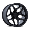 Fuel Off-Road 18x9 Flux Wheel 6x139.7 BP 20mm ET 5.79 BS 106.10 Bore - Gloss Black - FC854BX18906820