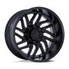Fuel Off-Road 24x12 Hurricane Wheel 8X170 BP -44mm ET 4.77 BS 125.10 Bore  - Blackout - D86424201747