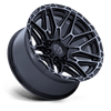 Fuel Off-Road 22x9 Injector Wheel 8X170 BP 01mm ET 5.04 BS 125.10 Bore  - Gloss Black Machined Face with Dark Tint - FC885BT22908701