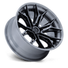 Fuel Off-Road 22x10 Mutiny Wheel 6X135 BP -18mm ET 4.79 BS 87.10 Bore - Gloss Black with Brushed Dark Tint - FC404BT22106318N