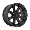 Fuel Off-Road 20x9 Rogue Wheel 5X139.7 BP 01mm ET 5.04 BS 78.10 Bore - Matte Black - D7092090B450