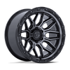 Fuel Off-Road 17x9 Surge Wheel 6X139.7 BP -12mm ET 4.53 BS 106.10 Bore - Gloss Black Machined with Gray Tint - FC881BT17906812N
