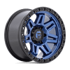 Fuel Off-Road 17x9 Syndicate Wheel 6X139.7 BP 01mm ET 5.04 BS 106.10 Bore - Dark Blue with Black Ring - D81317908450