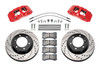 Wilwood Aerolite 6 Front Brake Kit Drilled & Slotted Rotor Red (2021 - 2024 Bronco 2.3L) 140-17512-DR