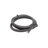 Snow 12AN PTFE Hose Braided Stainless 5FT Black SNF-60125B