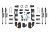 Maxtrac 4" Lift Kit Vulcan Reservoir Shocks - Factory Rear Air Ride (2014 - 2018 Dodge Ram 2500 4WD Diesel) - K947241VRA