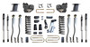 Maxtrac 8" Lift Kit Vulcan Shocks w/4-Links - Factory Rear Air Ride (2013 - 2018 Dodge Ram 3500 4WD Diesel) - K947385VLA