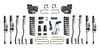 Maxtrac 8" Lift Kit Vulcan Reservoir Shocks w/4-Links (2013 - 2018 Dodge Ram 3500 4WD Diesel) - K947385VRL
