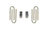 Maxtrac 3" Lowering Blocks w/ U-Bolts (1982 - 2004 Chevy S-10 / 1982 - 2004 GMC Sonoma / 1982 - 1997 Chevrolet Blazer / 1982 - 1997 GMC Jimmy) - 430030