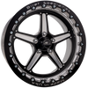 Billet Specialties 18x11 Street Lite Single Bead Lock Black BRSB23811