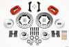Wilwood Forged Dynalite Pro Series Front Brake Kit w/ Drilled & Slotted Rotors - Red (1979 - 1987 G Body) - 140-11009-DR